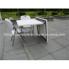Los 87cm Muebles al aire libre populares de la tabla cuadrada plegable plástica de la fabricación china